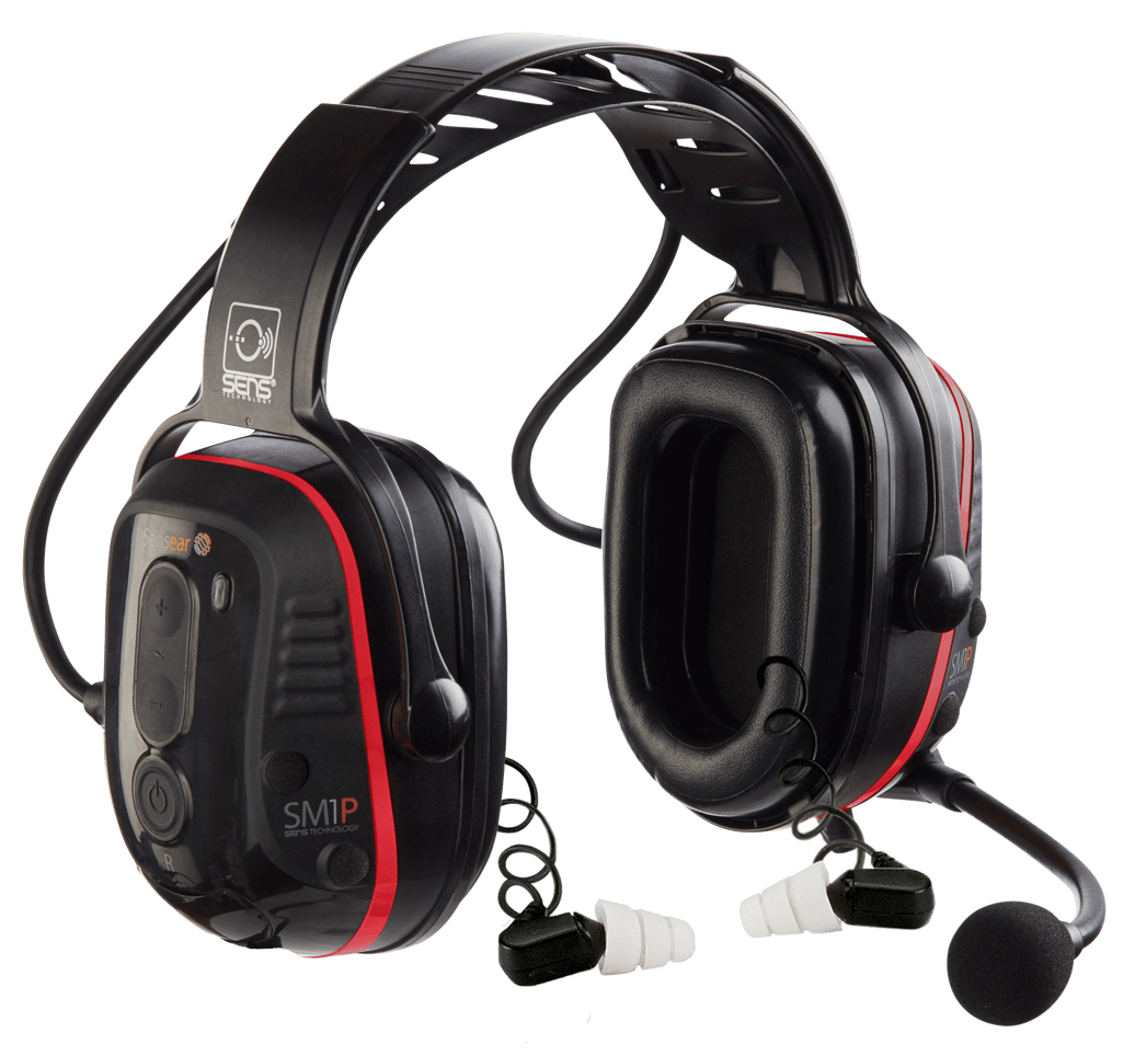 Dual Hearing Protection Noise Canceling Communication Headsets Sensear